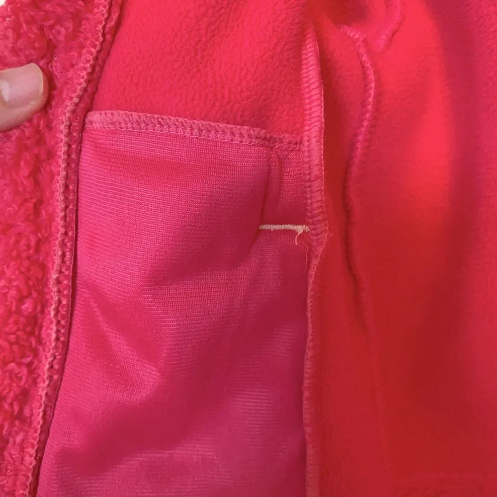 Cat & Jack | Baby Girl’s Pink Sherpa Fuzzy Jacket, Size 18M